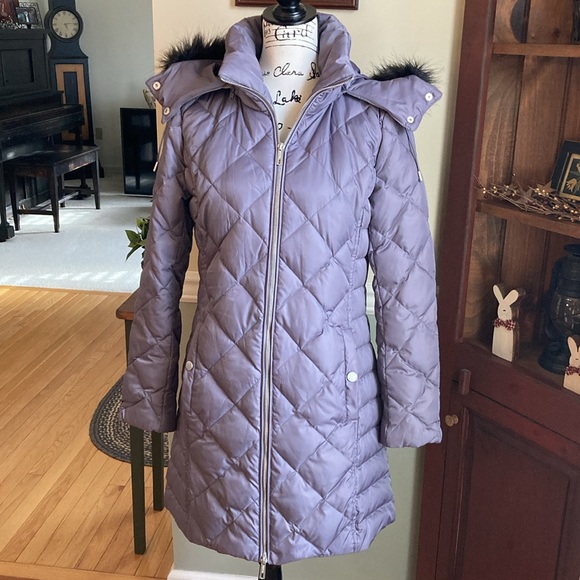 Kenneth Cole Reaction silver/gray winter coat - Picture 6 of 10